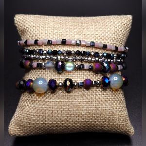Stretch Bracelets "GALAXY" 5 Stackable